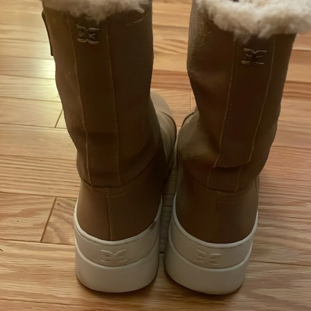 Sam Edelman Tan Kaylie Winter Boots
